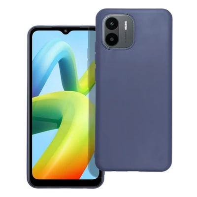Tok, MATT szilikon tok, Samsung Galaxy S25 Plus, sötétkék