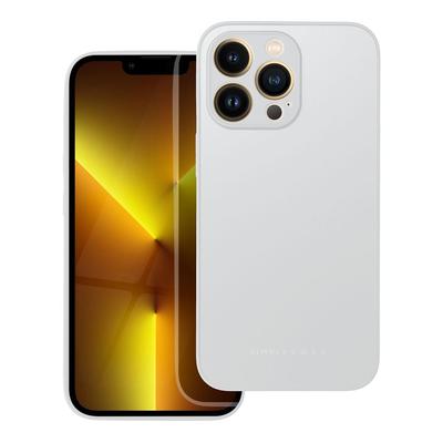 Tok, Roar Matte Glass erősített hátlap szilikon kerettel, Apple Iphone 14 (6,1"), ezüst