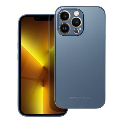 Tok, Roar Matte Glass erősített hátlap szilikon kerettel, Apple Iphone 14 Plus (6,7"), sötétkék