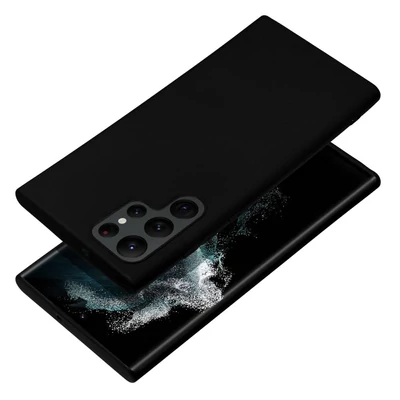 Tok, Soft, szilikon hátlap, kameravédővel, Samsung Galaxy S24 FE, fekete