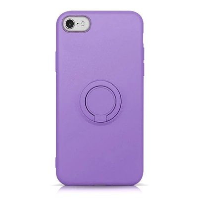 Tok, Silicone RING, mágneses szilikon hátlap, gyűrűs ujjtartóval, Apple Iphone 14 (6,1"), lila
