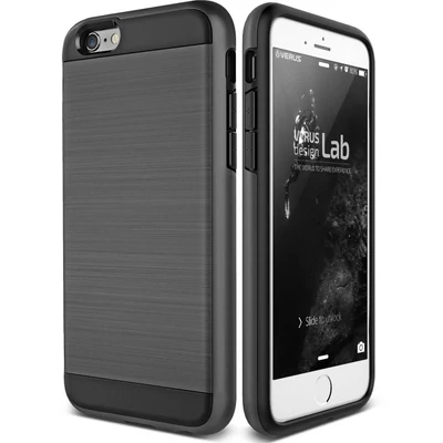 Tok, Verge, szálcsiszolt aluminium hátlap, Apple Iphone 11 Pro Max (6,5"), fekete