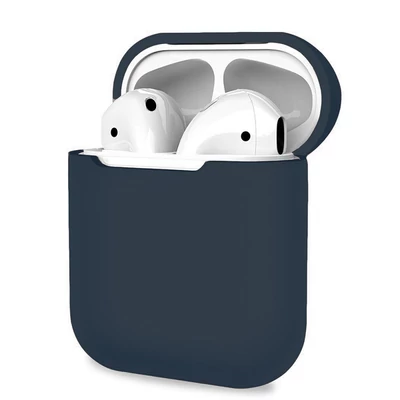 Szilikon tok, Apple Airpods 1 / 2, éjkék