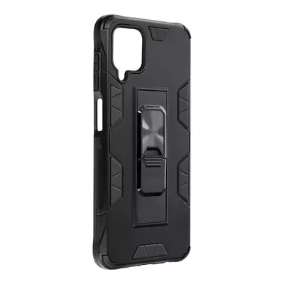 Tok, Defender mágneses ütésálló hátlap, szilikon kerettel, kihúzható álvánnyal, Apple Iphone 13  Mini (5,4"), fekete