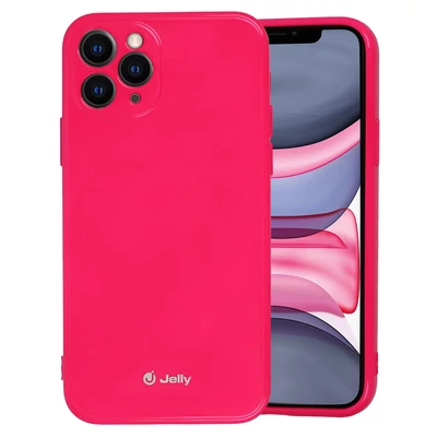 Tok, Jelly, szilikon hátlap, (csillámporos), Samsung Galaxy A20E A202, rózsaszín, bliszteres