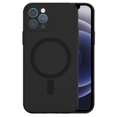 Tok, MagSilicone, szilikon hátlap, Apple Iphone 7 / 8 / SE (2020 /2022), fekete