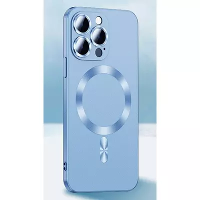 Tok, MagSilicone, szilikon hátlap, kameravédő lencsével, Apple Iphone 11 (6,1"), világoskék