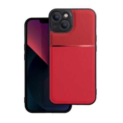 Tok, Noble, erősített hátlap, szilikon kerettel, Apple Iphone 13 Pro (6,1"), piros