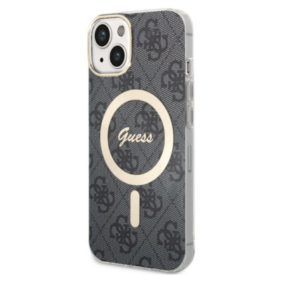 Tok, Guess /GUHMP13MH4STK/, 4G IML, MagSafe Compatible, Apple Iphone 13 (6,1"), fekete