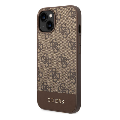 Tok, Guess /GUHCP14MG4GLBR/, 4G Stripe, Apple Iphone 14 Plus (6,7"), barna