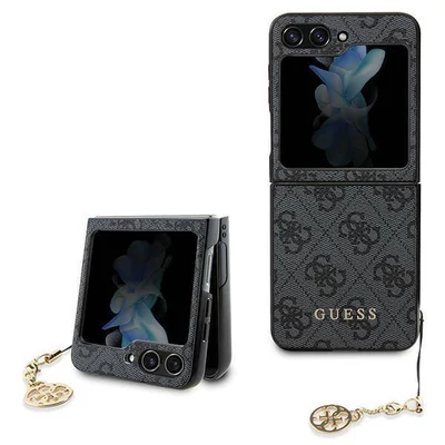 Tok, Guess /GUHCZF5GF4GGR/, 4G Charms, Samsung Galaxy Z Flip 5, szürke