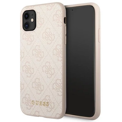 Tok, Guess /GUHCN61G4GFPI/, 4G Metal Gold Logo, Apple Iphone 11 (6,1"), rózsaszín
