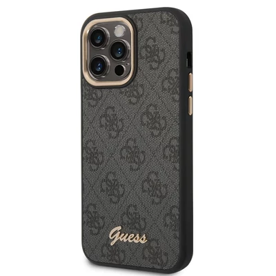 Tok, Guess /GUHCP14SHG4SHK/, PC/TPU 4G Metal Camera Outline, Apple Iphone 14 (6,1"), fekete