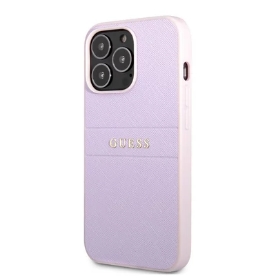 Tok, Guess /GUHCP13LPSASBPU/, PU Leather Saffiano, Apple Iphone 13 Pro (6,1"), lila