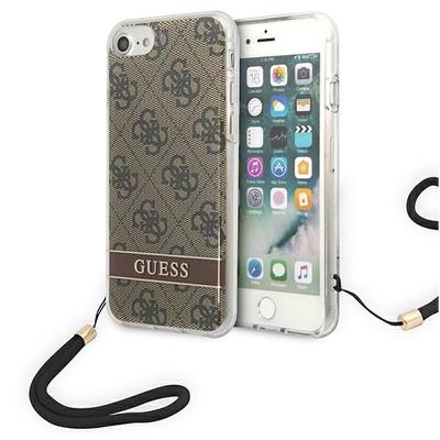 Tok, Guess /GUOHCP14SH4STW/, Print Strap, Apple Iphone 14 (6,1"), barna