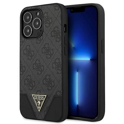 Tok, Guess /GUHCP12MPU4GHBK/, Triangle, Apple Iphone 12 / 12 Pro (6,1"), szürke