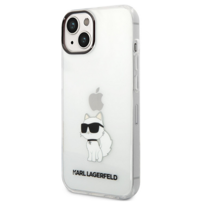 Tok, Karl Lagerfeld /KLHCP14SHNCHTCT/, Apple Iphone 14 (6,1"), IML Choupette NFT, átlátszó