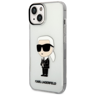 Tok, Karl Lagerfeld /KLHCP14SHNIKTCT/, Apple Iphone 14 (6,1"), IML Ikonik NFT, átlátszó