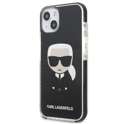 Tok, Karl Lagerfeld /KLHCP13MTPEIKK/, Apple Iphone 13 (6,1"), Iconik Karl, fekete