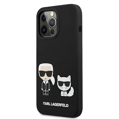 Tok, Karl Lagerfeld /KLHCS22MSSKCK/, Silicone, Samsung Galaxy S22 Plus, Karl & Choupette, fekete