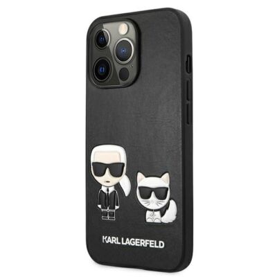 Tok, Karl Lagerfeld /KLHCP13XPCUSKCBK/, Apple Iphone 13 Pro Max (6,7"), Karl & Choupette, fekete