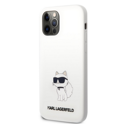 Tok, Karl Lagerfeld /KLHCP13MSNCHBCH/, Apple Iphone 13 (6,1"), Liquid Silicone Choupette NFT, fehér