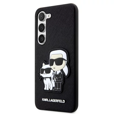 Tok, Karl Lagerfeld /KLHCS23MSANKCPK/, Samsung Galaxy S23 Plus, Saffiano Karl and Choupette, fekete