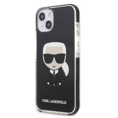 Tok, Karl Lagerfeld /KLHCP13STPEIKK/, Apple Iphone 13 Mini (5,4"), TPE Full Body Ikonik, fekete