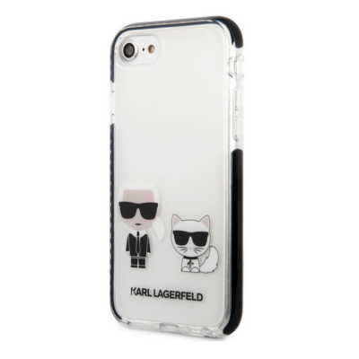 Tok, Karl Lagerfeld /KLHCP13STPEKCW/, Apple Iphone 13 Mini (5,4"), TPE Karl and Choupette, fehér