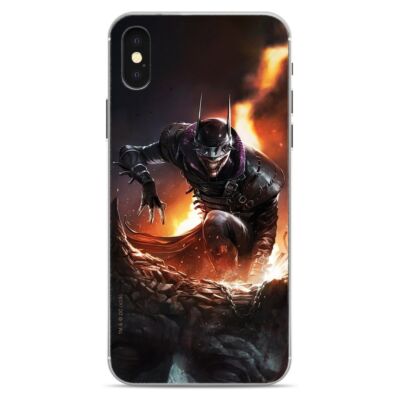 Szilikon tok, Apple Iphone 7 / 8 / SE (2020 / 2022), DC, mintás hátlap, minta 6 (Batman Who Laughs 2)