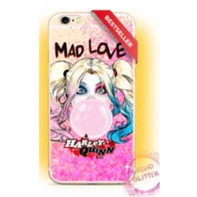 Szilikon tok, Apple Iphone 7 / 8 / SE (2020 / 2022), DC, Water Case mintás hátlap, minta 001 (Harley Quinn)