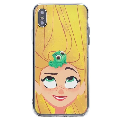 Szilikon tok, Huawei P20 Lite, Disney, mintás hátlap, minta 5 (Aranyhaj és Pascal)