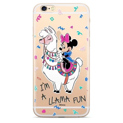 Szilikon tok, Samsung Galaxy A50 A505, Disney, mintás hátlap, minta 1 (Minnie Lama)