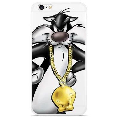 Szilikon tok, Samsung Galaxy A10 A105, Looney Tunes, mintás hátlap, minta 3 (Szilveszter)