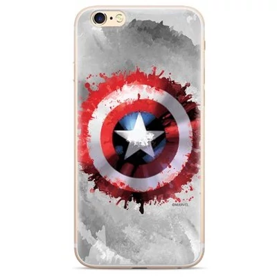 Szilikon tok, Samsung Galaxy S10, Marvel, mintás hátlap, minta 019 (Captain America 2)