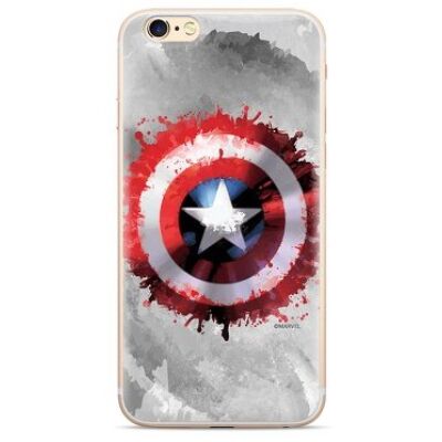 Szilikon tok, Apple Iphone 7 / 8 / SE (2020 / 2022), Marvel, mintás hátlap, minta 019 (Captain America 2)