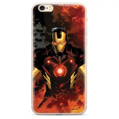 Szilikon tok, Samsung Galaxy S20 Ultra, Marvel, mintás hátlap, minta 003 (Iron Man)