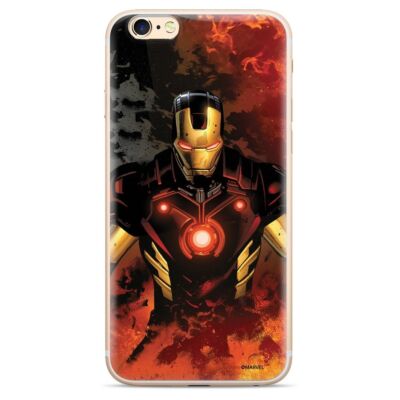 Szilikon tok, Apple Iphone 7 / 8 / SE (2020 / 2022), Marvel, mintás hátlap, minta 003 (Iron Man)