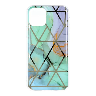Tok, Marble Cosmo, mintás hátlap, szilikon kerettel, Samsung Galaxy A12 A125, minta 3