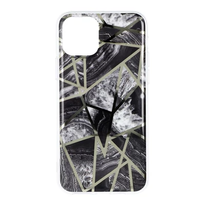 Tok, Marble Cosmo, mintás hátlap, szilikon kerettel, Samsung Galaxy A12 A125, minta 7