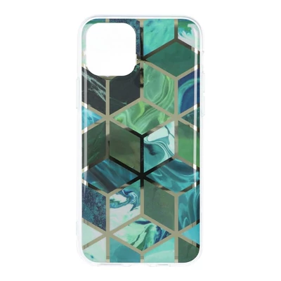 Tok, Marble Cosmo, mintás hátlap, szilikon kerettel, Samsung Galaxy A12 A125, minta 8