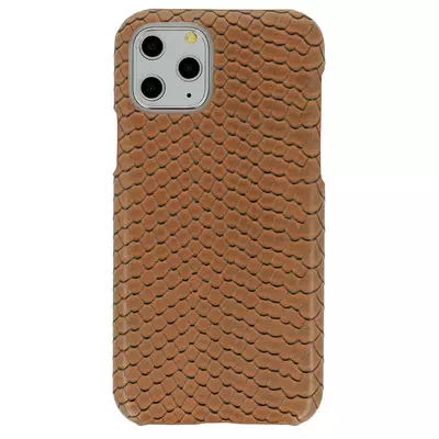 Tok, Vennus Wild, kígyóbőr mintás hátlap, Apple Iphone 12 Mini (5,4"), barna