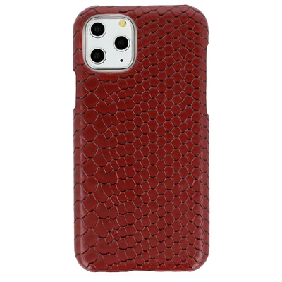 Tok, Vennus Wild, kígyóbőr mintás hátlap, Apple Iphone 11 (6,1"), bordó