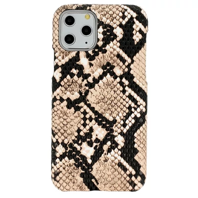 Tok, Vennus Wild, kígyóbőr mintás hátlap, Xiaomi Redmi 9C, fekete-barna
