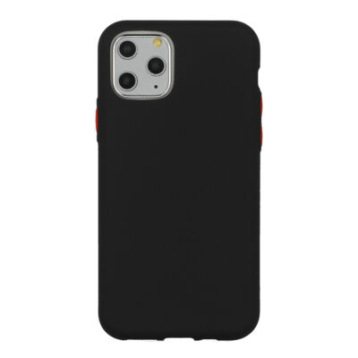 Tok, Solid Silicone, Apple Iphone 11 (6,1"), szilikon hátlapvédő, fekete