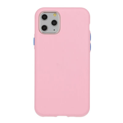 Tok, Solid Silicone, Apple Iphone 11 (6,1"), szilikon hátlapvédő, halvány rózsaszín