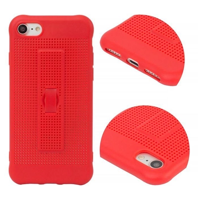 Tok, Vent, ujjtartós, szilikon hátlap, Apple Iphone 6 / 6S, piros