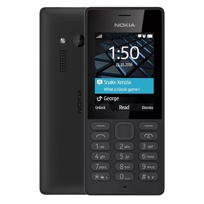 Mobiltelefon, Nokia 150, Kártyafüggetlen, Dual Sim, fekete