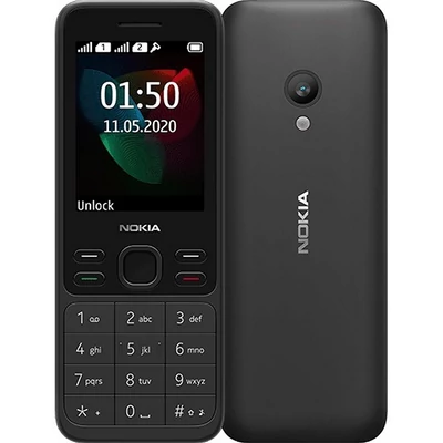 Mobiltelefon, Nokia 150 (2020), Kártyafüggetlen, Dual Sim, fekete
