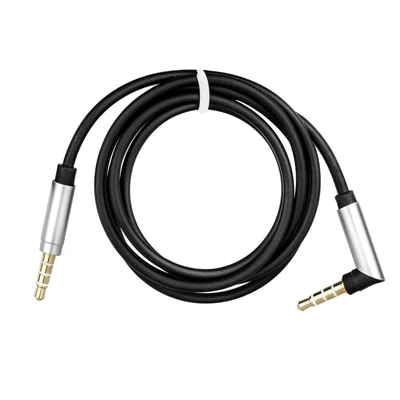 Aux kábel, 3.5mm jack csatlakozóval, fekete